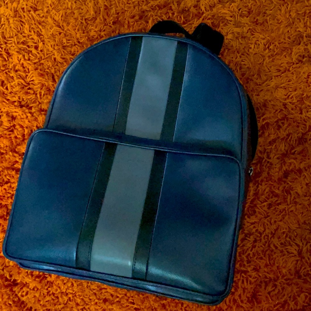 Leather Michael Kors backpack for men